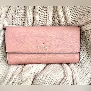 KATE SPADE Pink Trifold Wallet